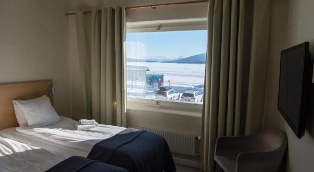Двухместный номер Superior с видом на озеро Tärnaby Fjällhotell