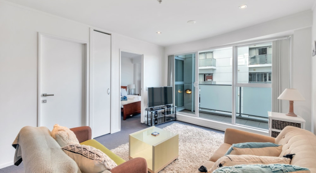 Spacious 2BR CBD Apartment Balcony