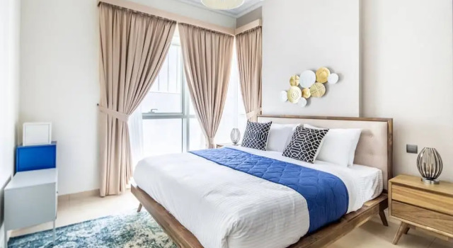 Chic 3BR With Study in The Heart of Downtown Dubai!, Забронировать Апартаменты/квартира Даунтаун Дубай , рядом с Дубайский аквариум
