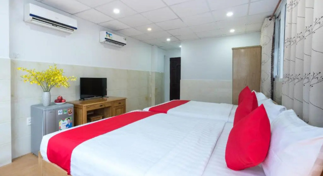 Трёхместный номер Standard с видом на город Saigon Central Hotel Spa - City Center