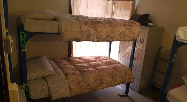 Кровать в общем номере Patagonia House