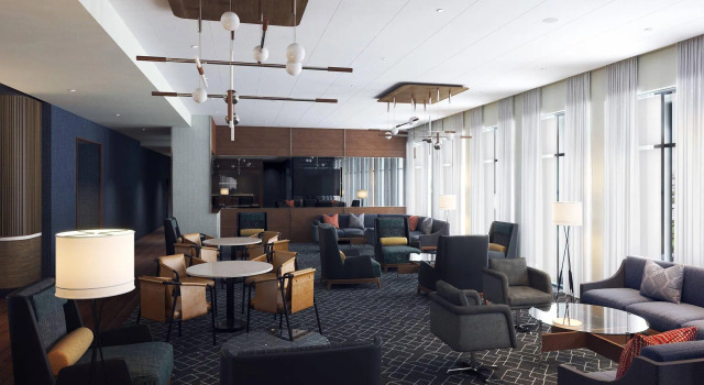 Кровать в общем номере Courtyard by Marriott San Diego Miramar