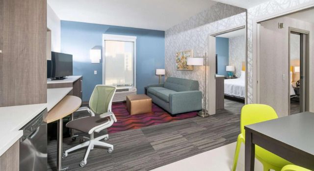 Двухместный люкс c 1 комнатой Home2 Suites by Hilton Newark Airport