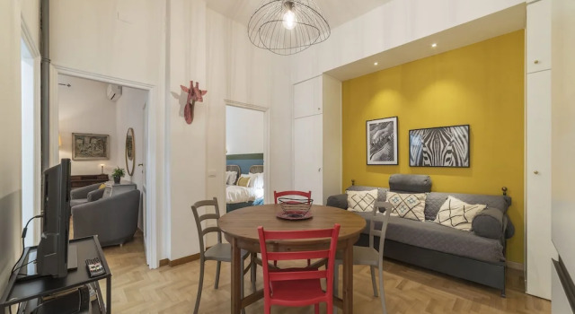 Апартаменты с 2 комнатами с балконом San Giovanni Laterano Cozy Flat