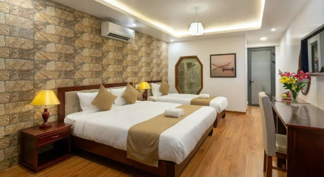 Трёхместный номер Deluxe с балконом The Linh Hoi An