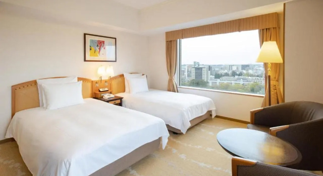 Двухместный номер Deluxe ANA Crowne Plaza Toyama by IHG