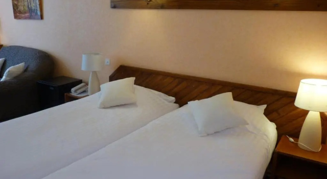 Comfort Twin room Logis Hôtel Le Belle Rive