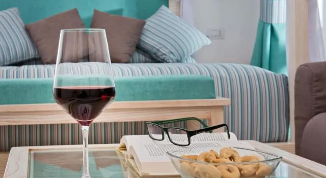 Двухместный номер Standard с видом на море Capri Wine Hotel