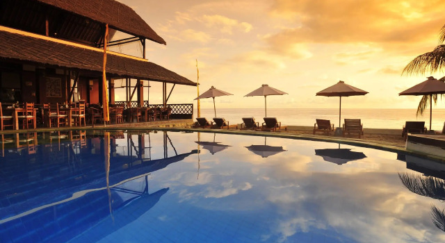 Полулюкс с видом на море Tauch Terminal Resort Tulamben & Spa