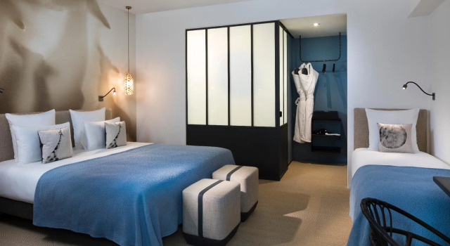 Трёхместный номер Superior Hôtel Les Deux Girafes