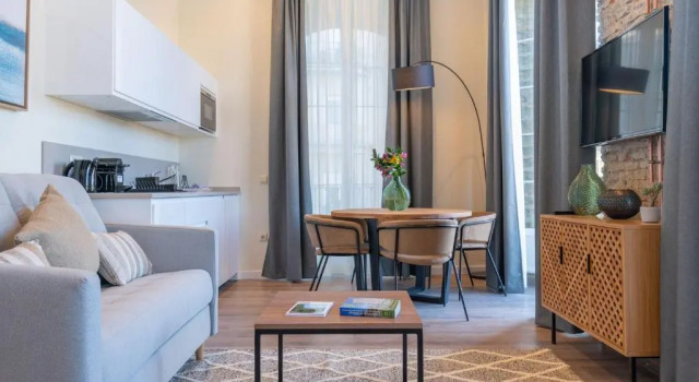 Апартаменты с балконом Home Аrt аpartments Málaga