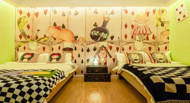 Семейный люкс с 3 комнатами Shanghai Liubaiju Family Homestay (Ou Bo Sheng Bao)
