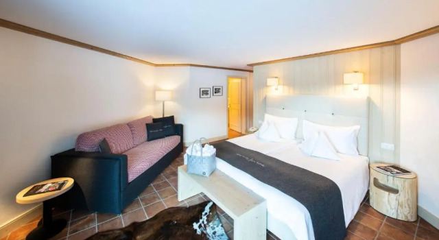Номер Superior GOLFHOTEL Les Hauts de Gstaad & SPA