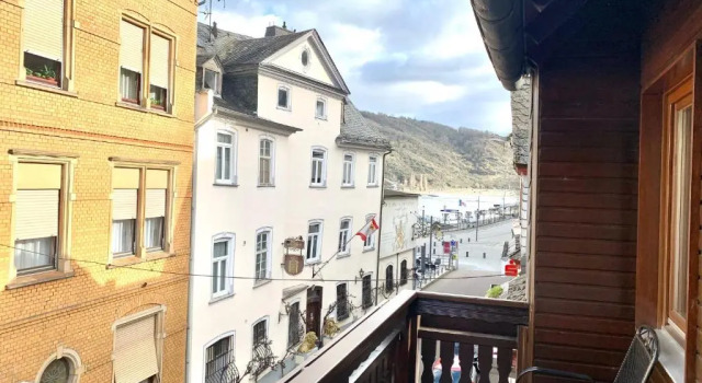 Двухместный номер Standard с балконом Hotel zur Loreley Garni Mit großem Fahrradraum