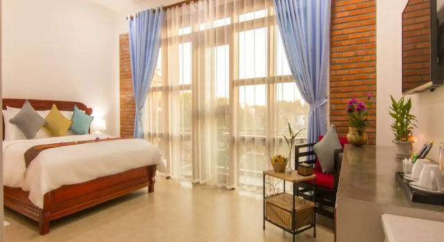 Двухместный номер Deluxe с балконом Eco Villa