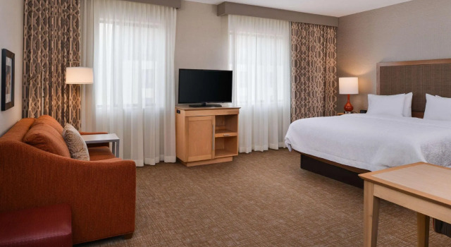 Двухместный люкс c 1 комнатой Hampton Inn & Suites Denver-Speer Boulevard
