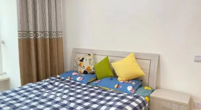 Люкс с 2 комнатами с видом на море Longkou Lechao Boutique Holiday Apartment
