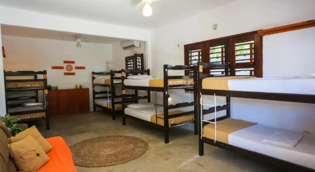 Кровать в общем номере Mandala Hostel Jeri