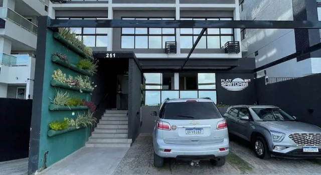 Melhores Flats - Espaçoso pé na areia, Reserva ahora Apartamento Hoteles en Noreste de Brasil con aparcamiento, Aparcamiento