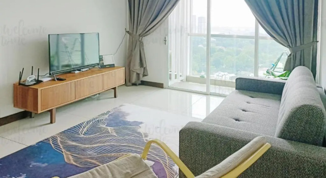 Bahçe manzaralı daire Paragon Residences Straits View Homestay by Welcome Home