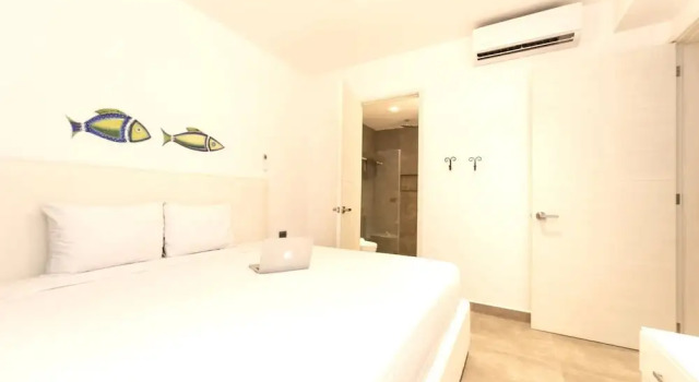 Beautiful Penthouse for 2 With Private Patio and Common Pool in the Building, Rezervasyon Daire Tulum havuzlu oteller, Yüzme Havuzu