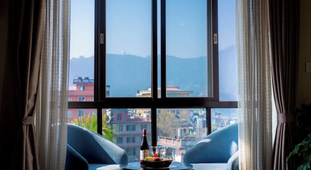 Двухместный номер Deluxe с балконом Tuki Resort Pokhara