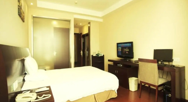 Двухместный номер Business GreenTree Inn Taizhou Jingjiang Jiangping Road Shanghai City Business Hotel