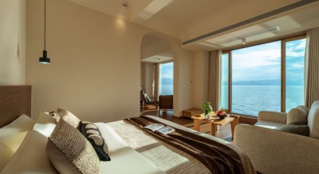 Двухместный люкс с красивым видом из окна Dali Moxi guest house