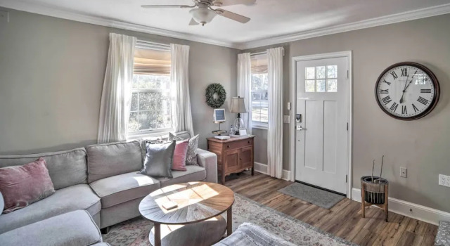 Fire Pit + Yard: Charming Port Royal Home!