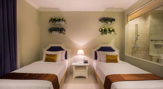 Двухместный номер Deluxe с балконом Amalfi Hotel Seminyak