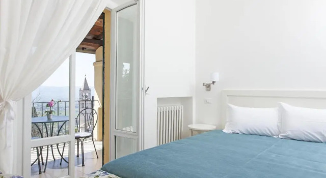 Standard Doppel Zimmer mit Balkon und mit Gartenblick Hotel Ideale