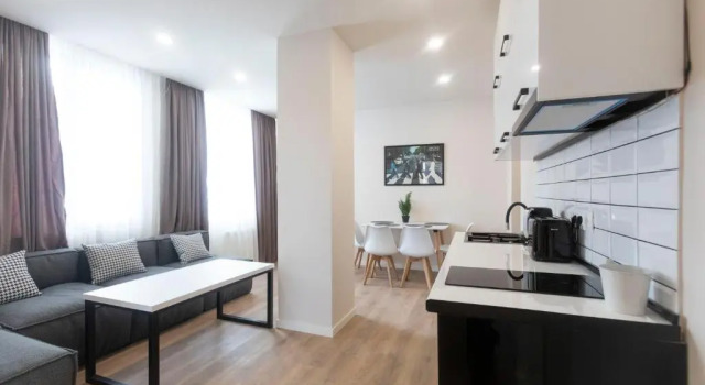 Апартаменты Cozy 2 bedroom apartment in the Gudauri centre - ski in/ ski out