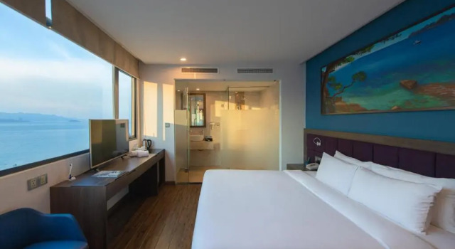 Двухместный номер Deluxe с видом на море Aaron Hotel