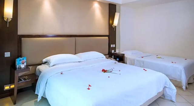 Трёхместный номер Standard с балконом и с видом на бассейн Cactus Resort Sanya by Gloria