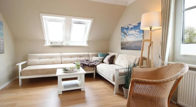 Haus am Park Wohnung Nr12, Забронировать Апартаменты/квартира Апартаменты Спикероог, рядом с Гавань Шпикерог, Апартаменты/квартира