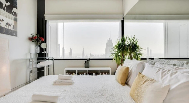 Amazing Skyline Views Apartment in Index Tower, Забронировать Апартаменты/квартира Район торговых центров , рядом с Дубайский аквариум