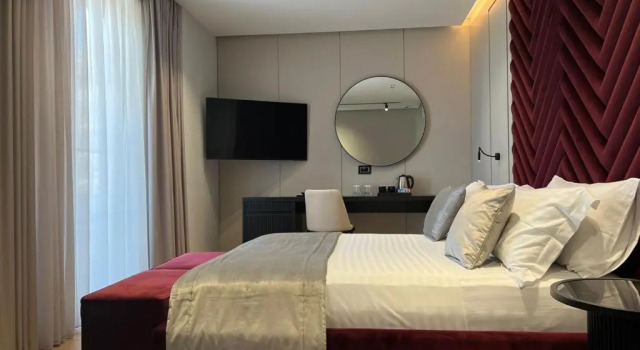 Двухместный номер Deluxe с балконом и с видом на море Rozafa Palace Hotel