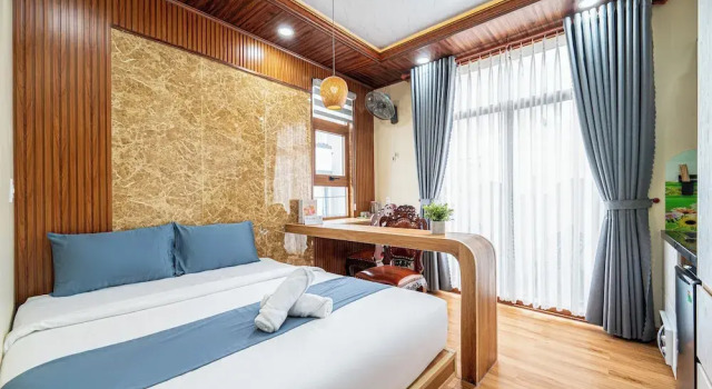 Студия с балконом и с видом на внутренний двор Cozrum - Cozy Home Phú Yên