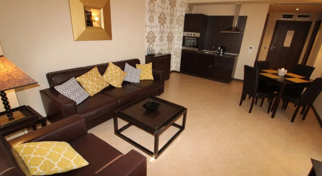 Апартаменты Classic с балконом и с частичным видом на море Menada Apartments in Royal Beach