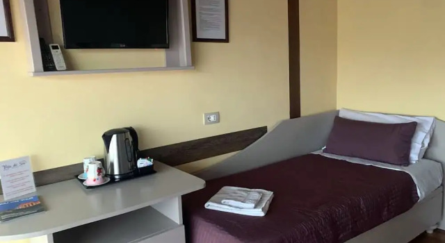Полулюкс с балконом и с видом на город B&B Villa del Sole Relais