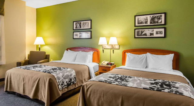 Четырёхместный люкс Sleep Inn & Suites Danville Hwy 58