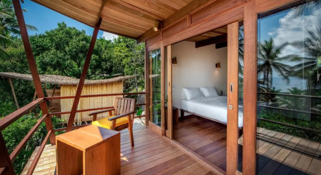 Двухместный номер Standard с видом на море Ecotao Lodge