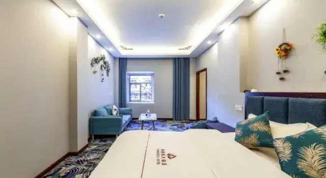 Семейный люкс с 2 комнатами Daocheng Yading Shangra Hotel