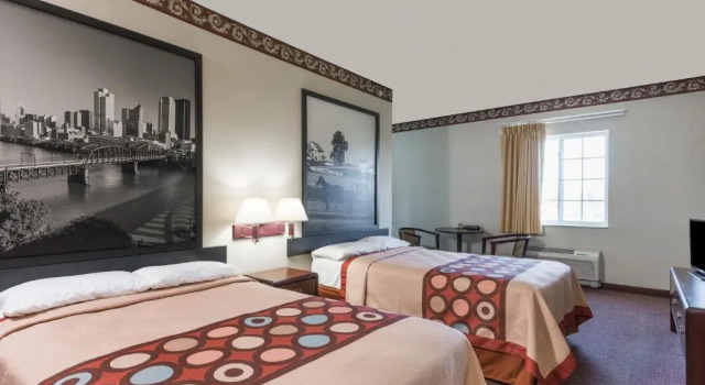Четырёхместный номер Standard Super 8 by Wyndham Harrisburg Hershey North