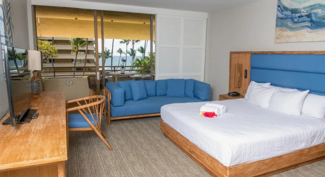 Двухместный номер с частичным видом на океан Royal Kona Resort