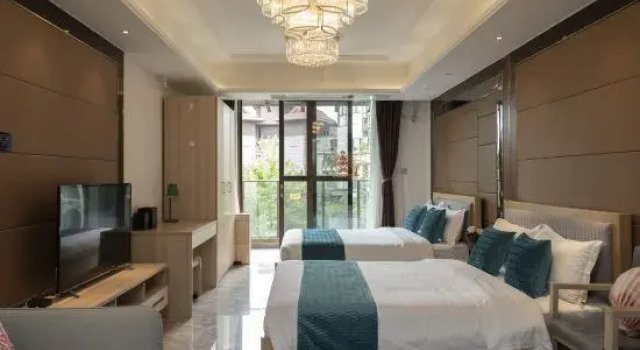 Люкс Deluxe Phoenix Inn · Cloud Sea Sea View Design Beauty Inn (Phoenix Airport Coconut Dream Corridor Store)
