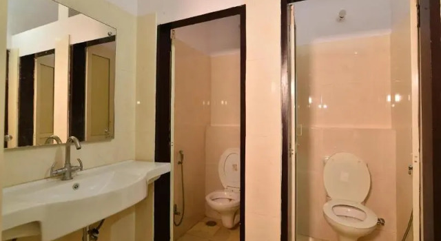 Кровать в общем номере Hotel Ram Singh Palace