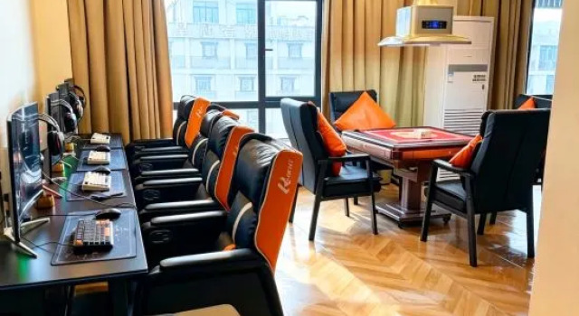 Кровать в общем номере Ninghai Bilin Star E-sports Homestay