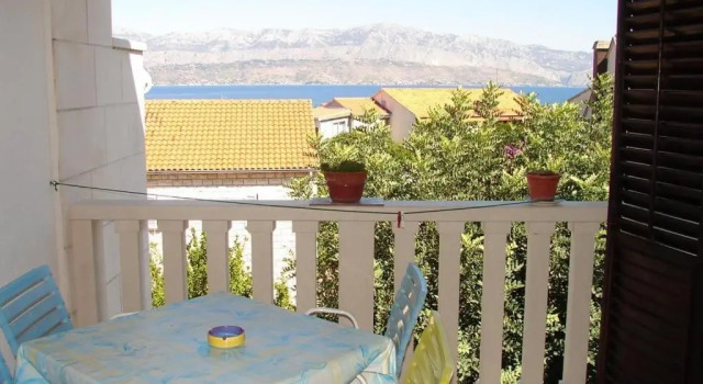 Апартаменты с 2 комнатами с балконом и с видом на море Apartments Magda
