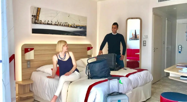 Трёхместный номер Standard с видом на море Hotel Club Le Plein Sud Vacances Bleues